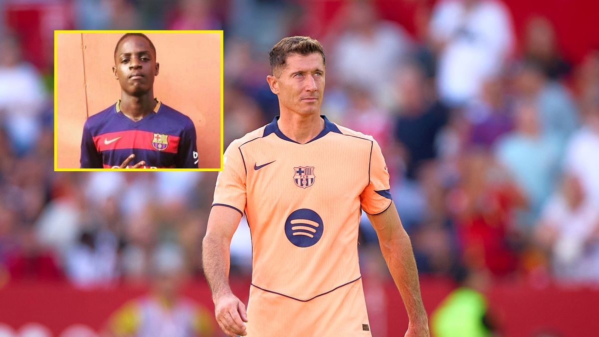 Getty Images / Na zdjęciu: Robert Lewandowski / małe zdjęcie: Etta Eyong