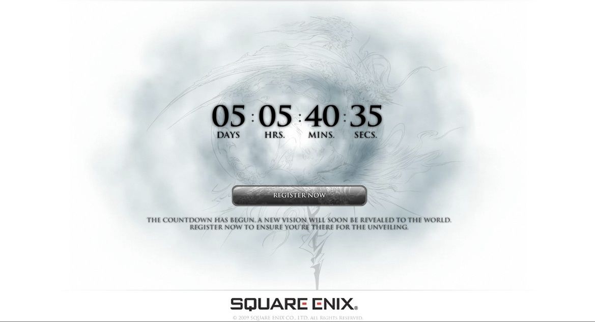 Square Enix oryginalnie promuje nadchodzące Final Fantasy XIII