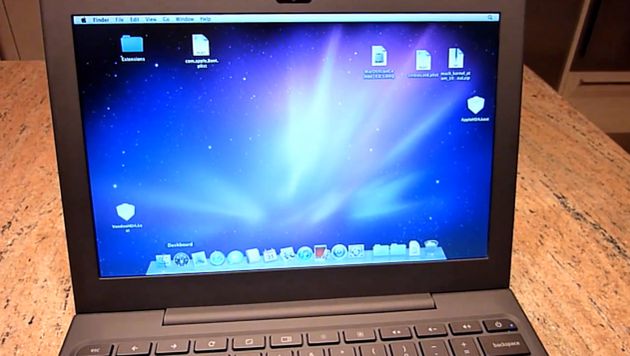 Mac OS X uruchomiony na Google Chrome Cr-48 [wideo] 1