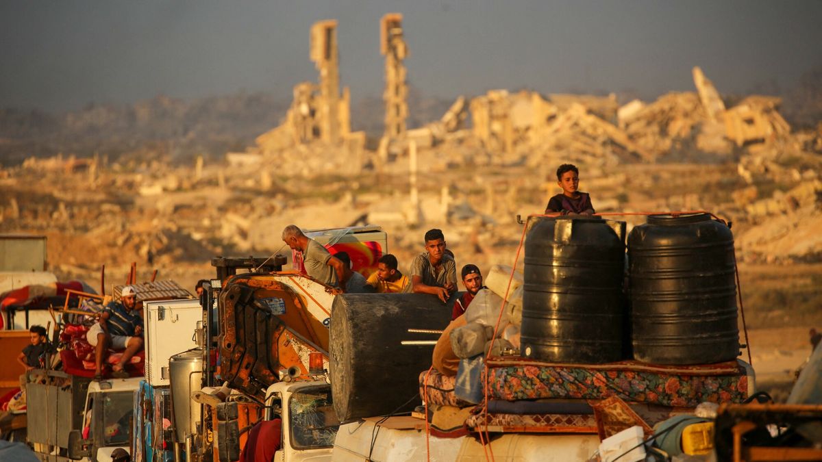 Uchodźcy w strefie Gazy