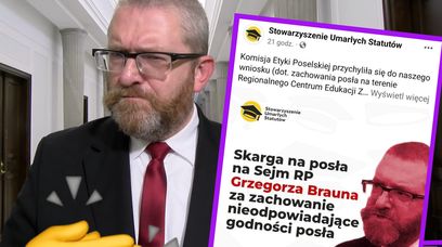 Nagana dla Grzegorza Brauna za interwencje w szkole. "Niegodne posła"