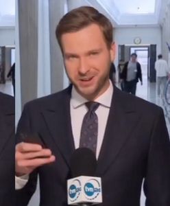 Reporter zadrwił z Kurskiego na wizji TVN24. Nie mógł powstrzymać śmiechu