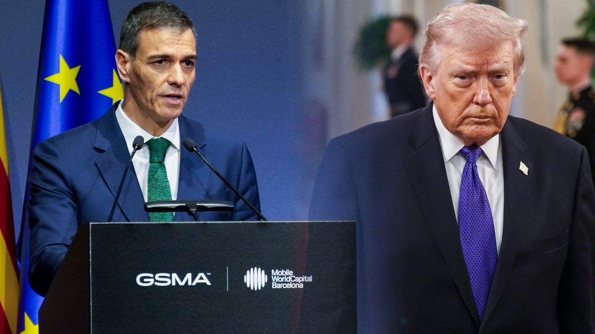 Pedro Sanchez, Donald Trump