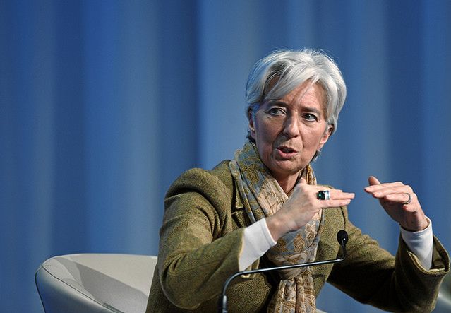 Na zdjęciu Christine Lagarde, szefowa MFW