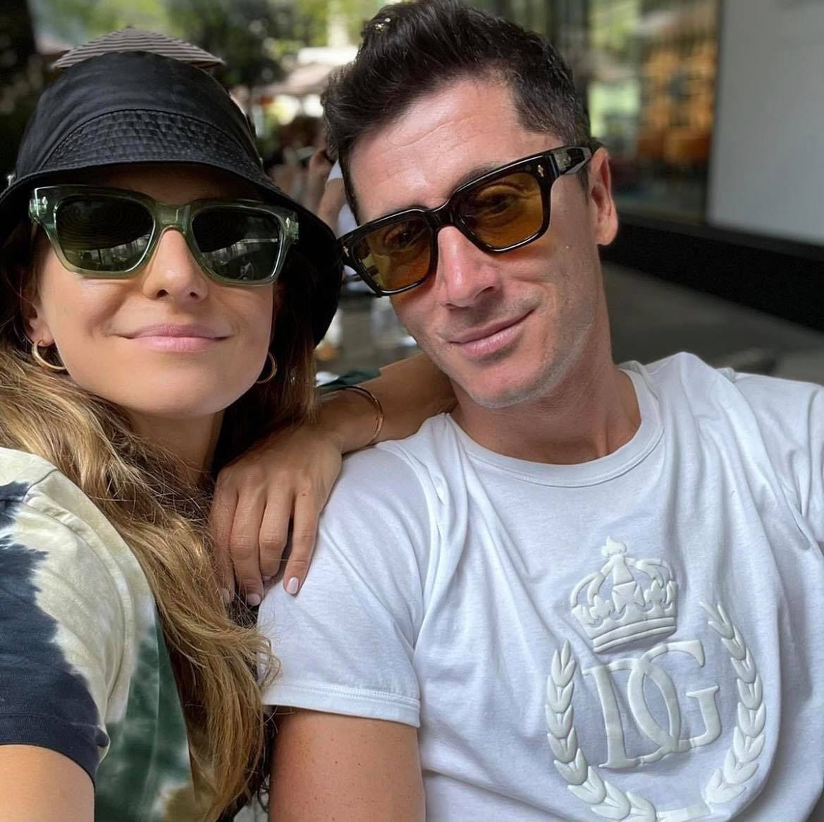 Anna i Robert Lewandowscy idą na randkę