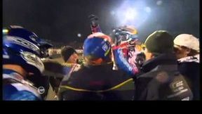 Jason Crump świętuje zdobycie tytułu mistrza świata (2009)