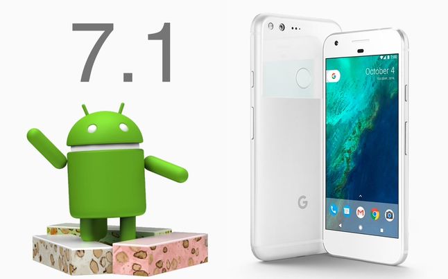 Google Pixel z Androidem 7.1 Nougat