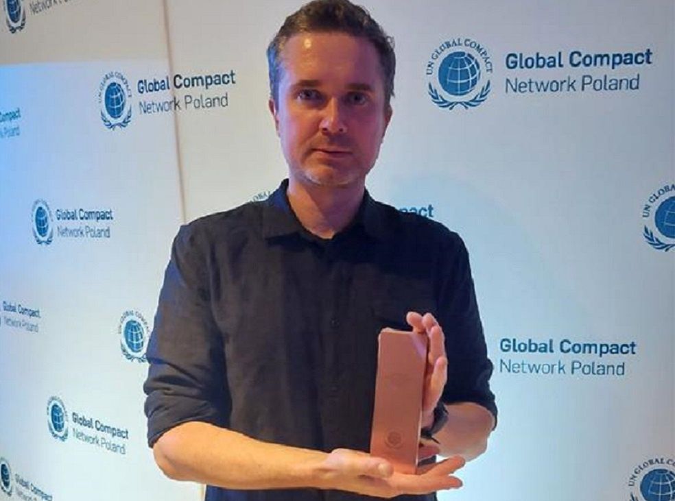 Szymon Jadczak otrzymał nagrodę UN Global Compact
