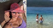 Paulina Krupińska nadaje z rodzinnych wakacji i chwali się wspólnym kadrami z dziećmi. Fani zgodni: "Przepiękna kopia mamy" (ZDJĘCIA)