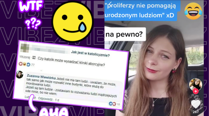 Zuzanna "można wysadzać kliniki aborcyjne" Wiewiórka zaczęła nagrywać na TikToku...