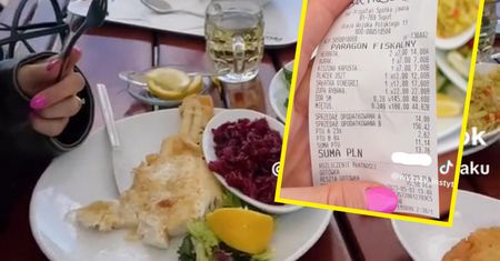 180 zł za kg. Testerka pokazała paragon za smażoną rybę nad morzem
