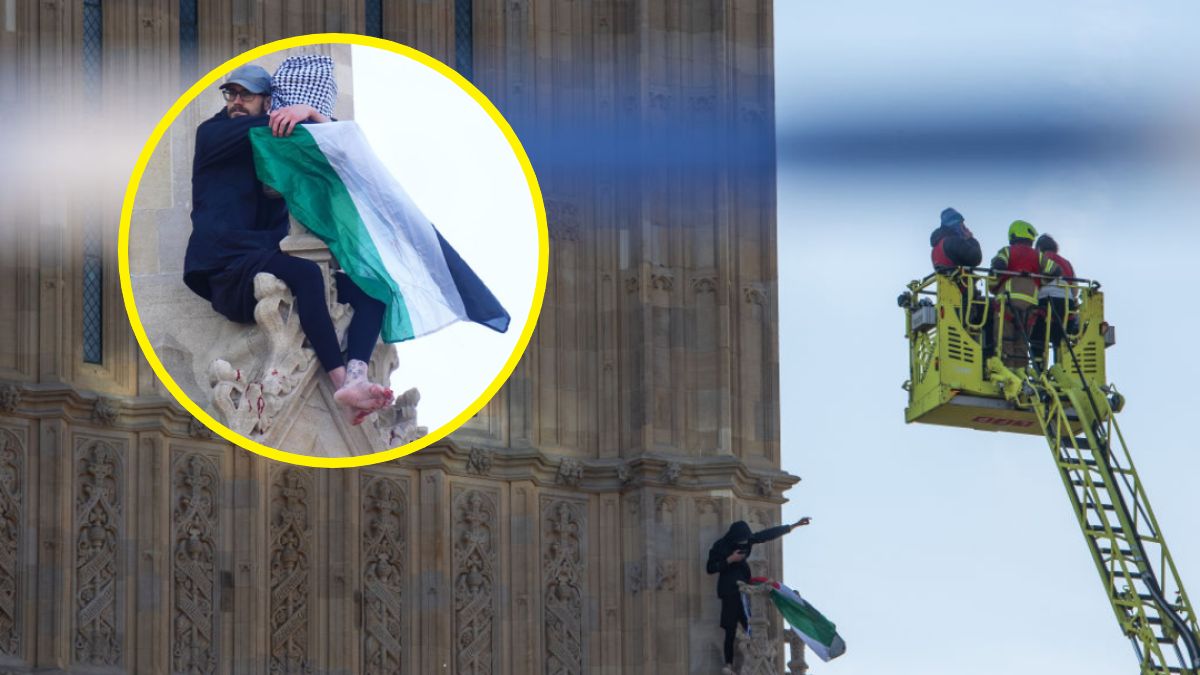 Protest na wieży Big Bena