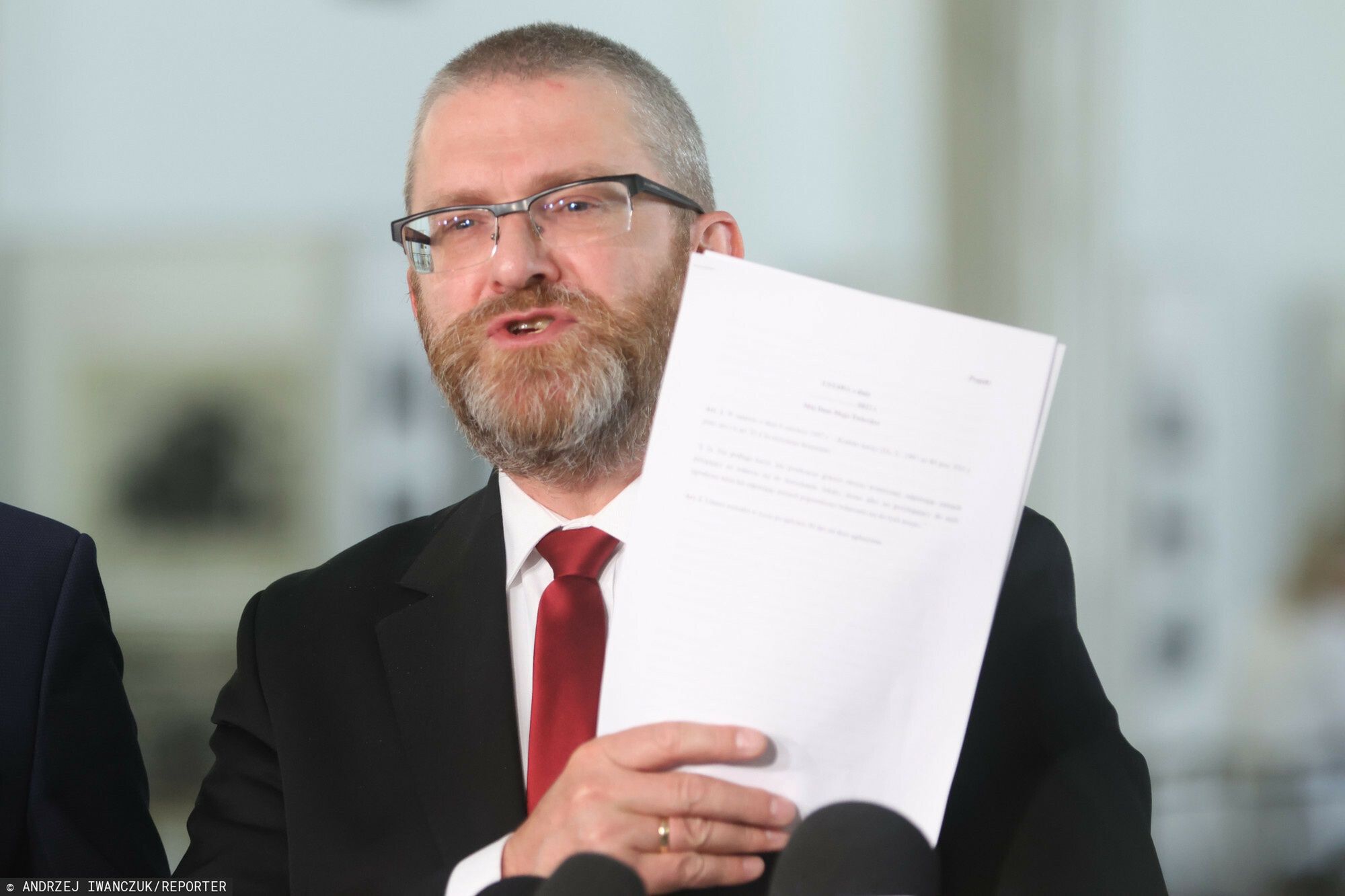 63. posiedzenie Sejmu IX kadencji
07.10.2022 Warszawa Sejm 63. posiedzenie Sejmu IX kadencji
Fot. Andrzej Iwanczuk/REPORTER
n/z: Grzegorz Braun
Andrzej Iwanczuk/REPORTER