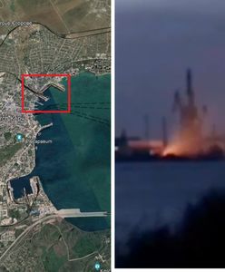Potężny atak na Krym. Port w ogniu
