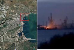 Potężny atak na Krym. Port w ogniu
