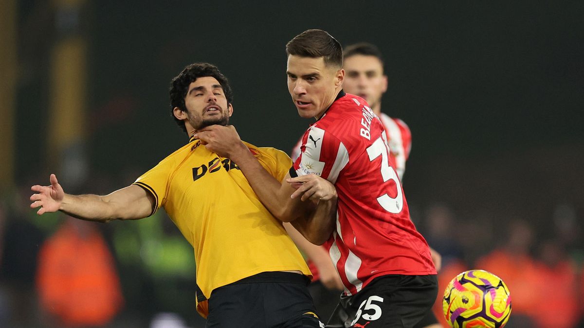 Getty Images / Catherine Ivill - AMA / Na zdjęciu: Goncalo Guedes i Jan Bednarek