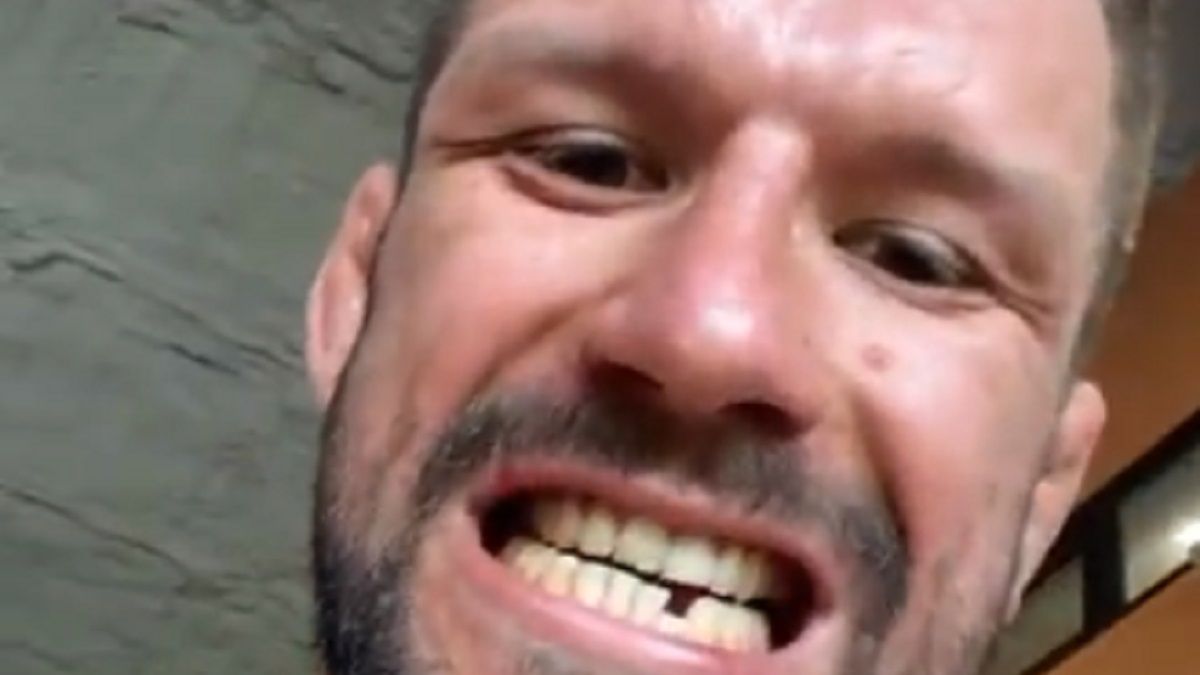 Instagram / Mateuszowi Gamrotowi ułamał się ząb po jednym z treningów