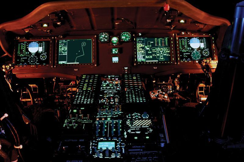 Interakcja bezzałogowca z helikopterem 5