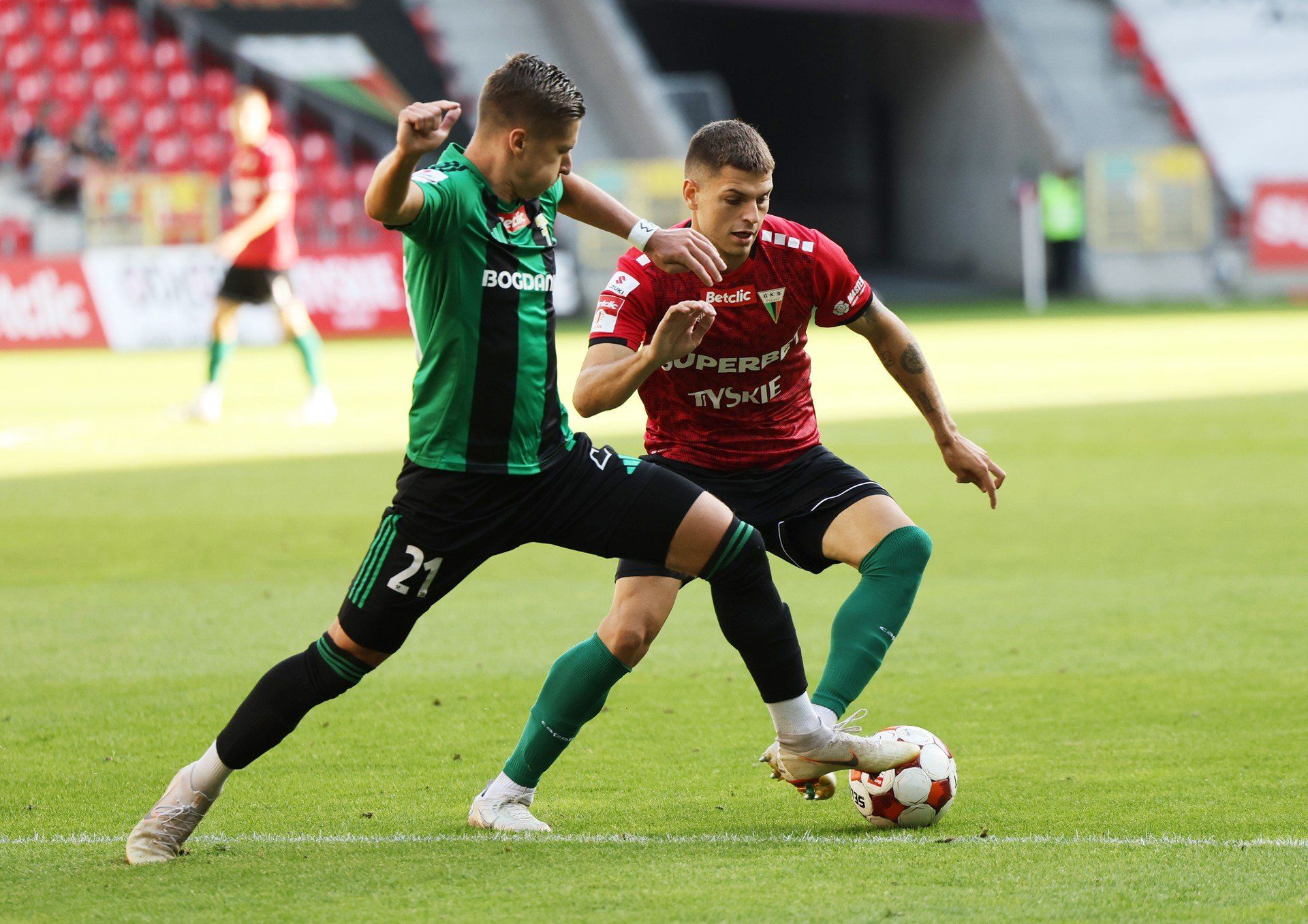 17.08.2025 GKS TYCHY - GORNIK LECZNA FOT. KARINA TROJOK DZIENNIK ZACHODNI POLSKA PRESS