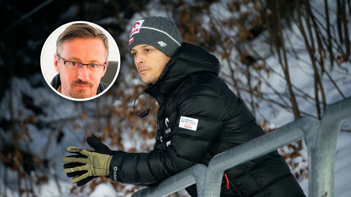   / Marcin Golba/NurPhoto via Getty Images i Instagram / Na zdjęciu: Thomas Thurnbichler i Adam Małysz (w kółeczku)