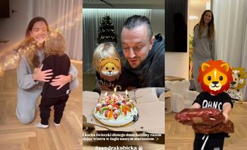 Baron relacjonuje urodziny z Sandrą Kubicką i synem oraz odnosi się do wieści o ROZWODZIE