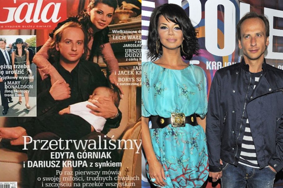Edyta Górniak i Dariusz Krupa na okładce magazynu "Gala"