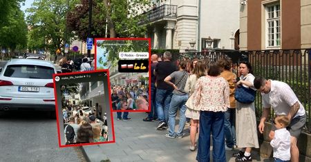 Zdjęcia krążą po sieci. Kolejka do głosowania zablokowała ulicę.