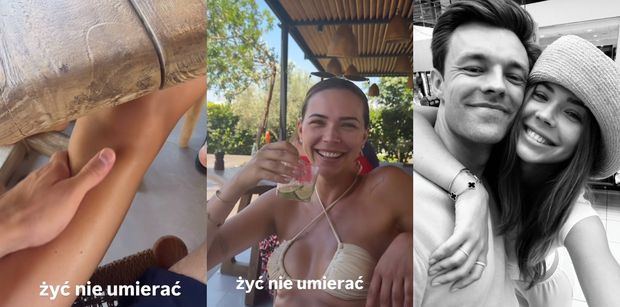 Sandra Kubicka relacjonuje greckie wakacje z UKOCHANYM, który masował jej łydki w knajpie. "Żyć nie umierać". Ile zapłacili za hotel? (FOTO)