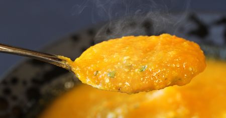 Gotowana mrożona dynia piżmowa bez dodatku soli