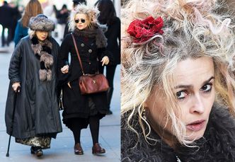 Helena Bonham Carter na spacerze z mamą (ZDJĘCIA)