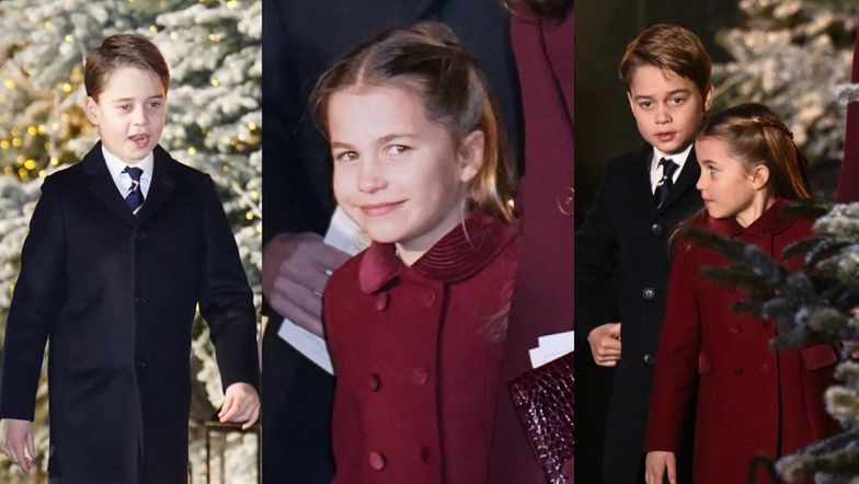 Książę George i księżniczka Charlotte towarzyszą Williamowi i Kate podczas świątecznego koncertu