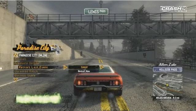 Restart wyścigu w pecetowej wersji Burnout Paradise