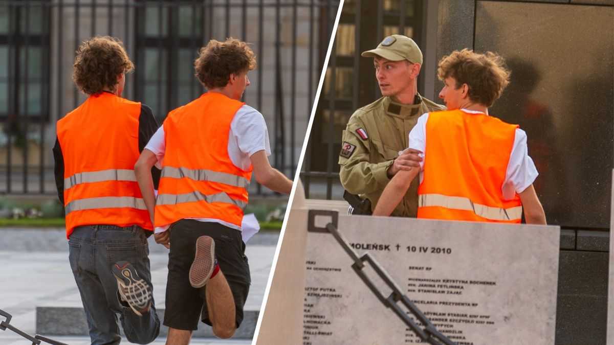 Ostatnie Pokolenie przed Pałacem Prezydenckim