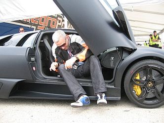 Urbański w Lamborghini