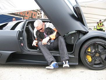 Urbański w Lamborghini