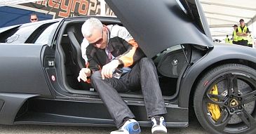 Urbański w Lamborghini