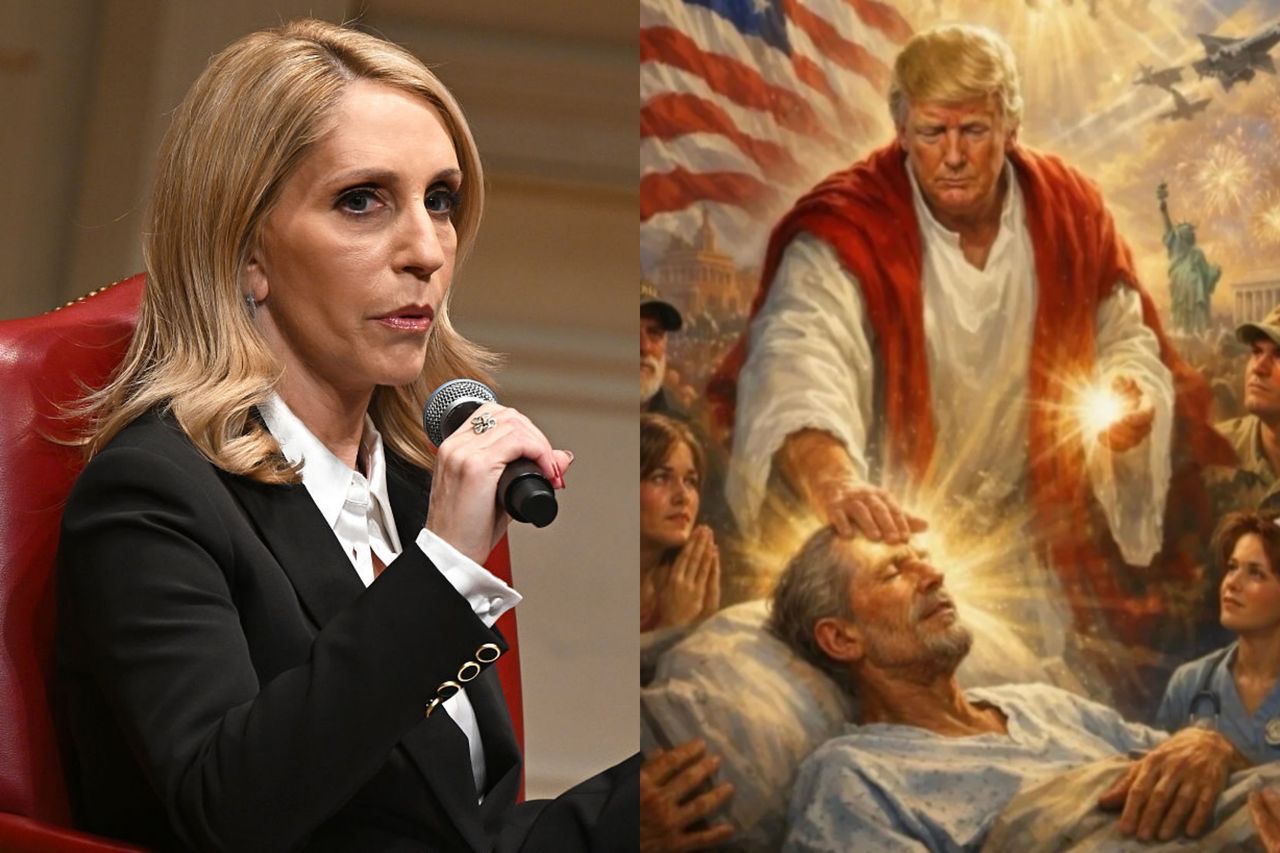 Dziennikarka nie ma litości dla Trumpa. "To wygląda jak Jezus"