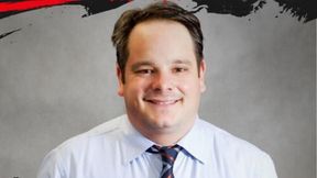 Piłka nożna. Polonia Warszawa. Gregoire Nitot oglądał mecz z kibicami