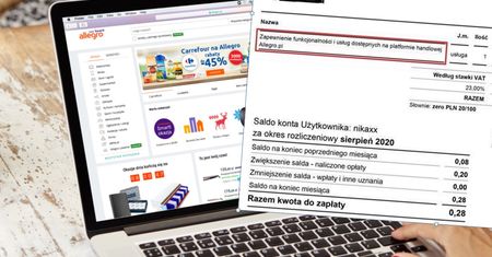 Czytelniczka pokazała fakturę z Allegro. "Nie mają już pomysłów, jak wyciągać pieniądze?"