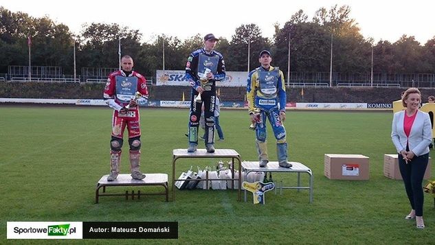 Podium sobotniego turnieju na Golęcinie.