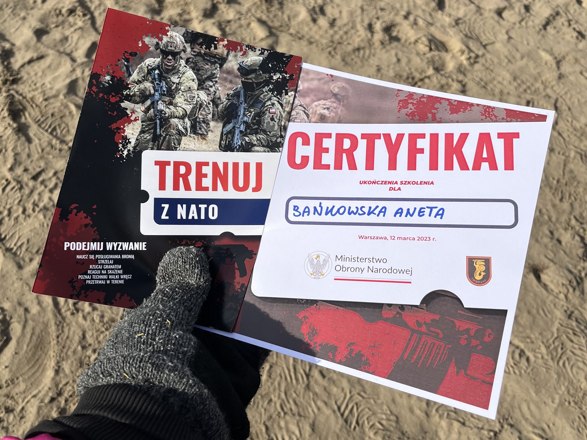 Certyfikat ukończenia szkolenia