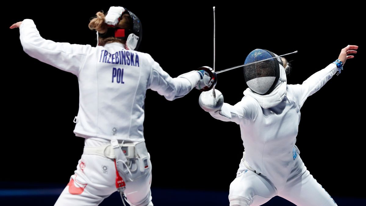 PAP/EPA / Kiyoshi Ota / Na zdjęciu: Ewa Trzebińska w walce z Erikę Kirpu