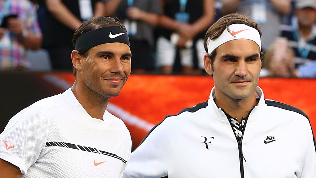 Getty Images / Clive Brunskill / Na zdjęciu: Rafael Nadal (z lewej) i Roger Federer (z prawej)