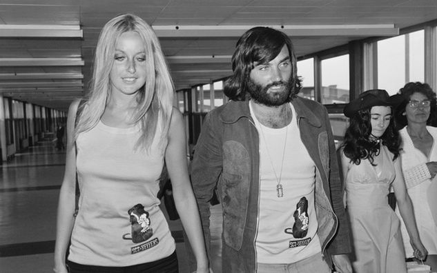 Mary Stavin i George Best / fot. Express / Stringer / GettyImages