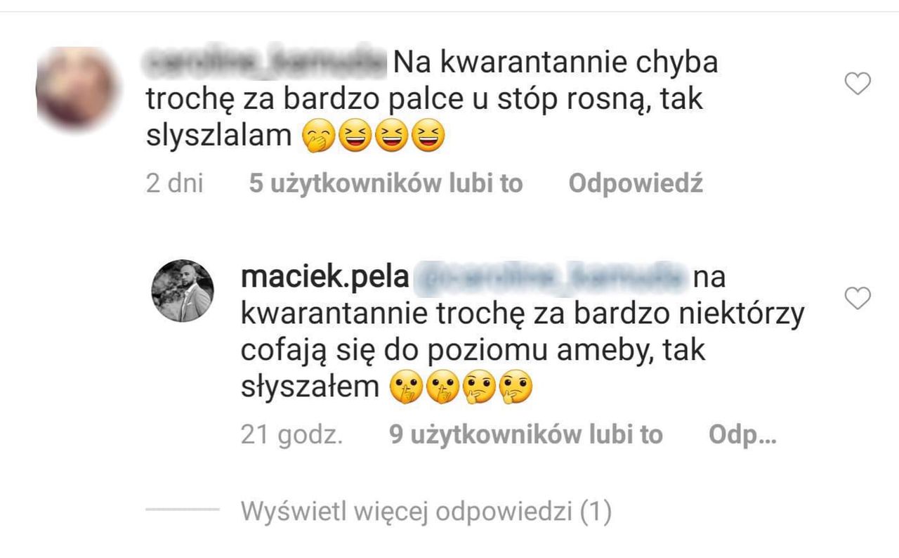 Maciej Pela odpowiada internautce