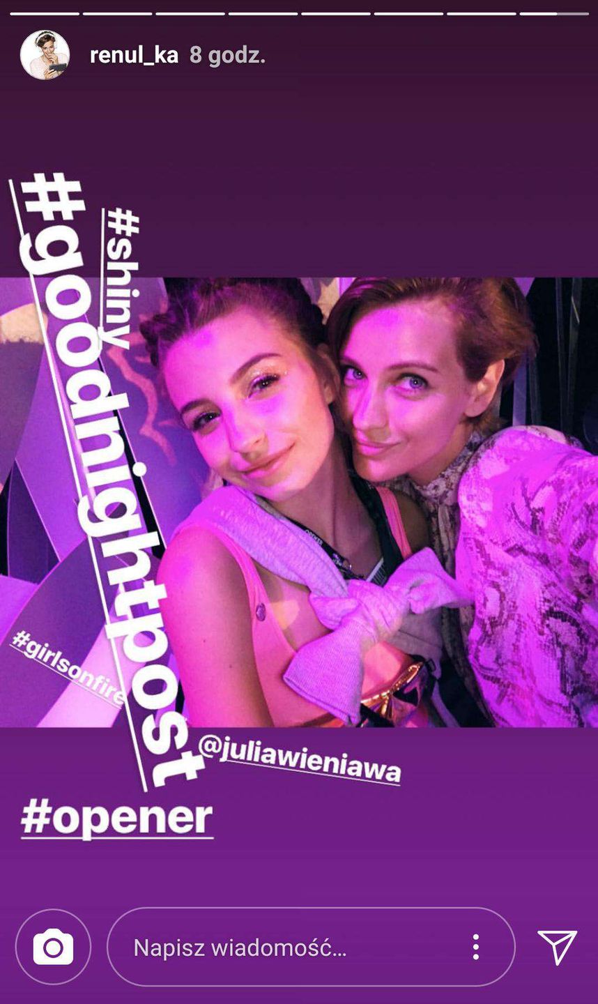Renata Kaczoruk i Julia Wieniawa na Open'er Festival 2018