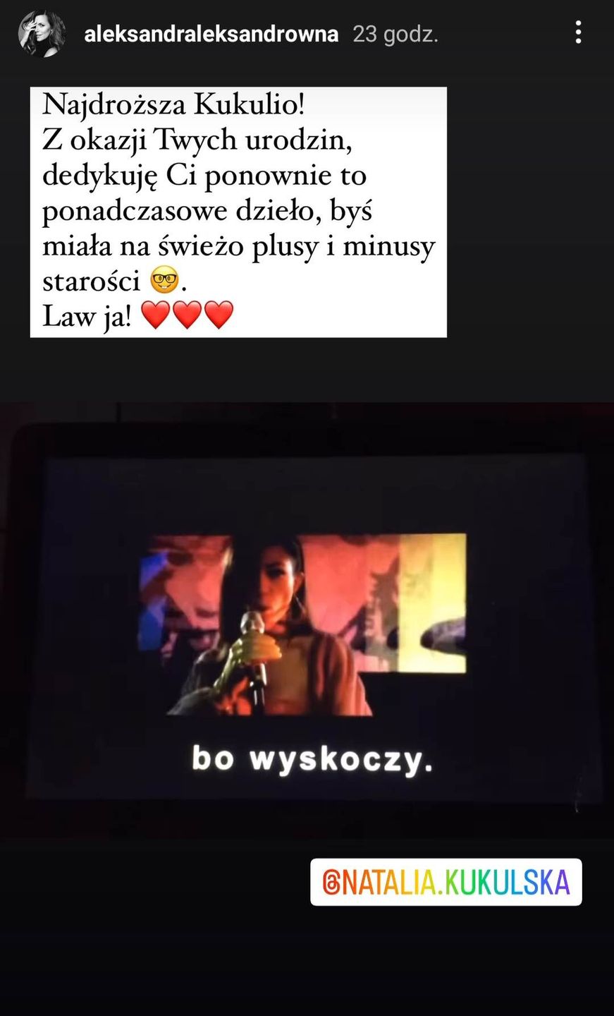 Ola Kwaśniewska uczciła urodziny Natalii Kukulskiej