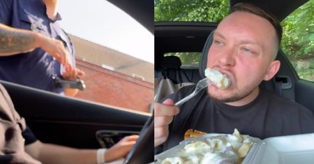 Książulo dodał poruszający film. Chciał przetestować jedzenie w barze, a dostał mandat