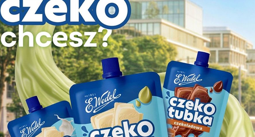E.Wedel promuje pistacjową Czekotubkę. Za kampanię odpowiada Ancy