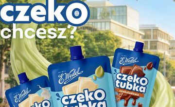 E.Wedel promuje pistacjową Czekotubkę. Za kampanię odpowiada Ancy